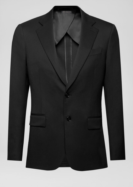 Versace Wool Gabardine Blazer Herr - 326041JMS